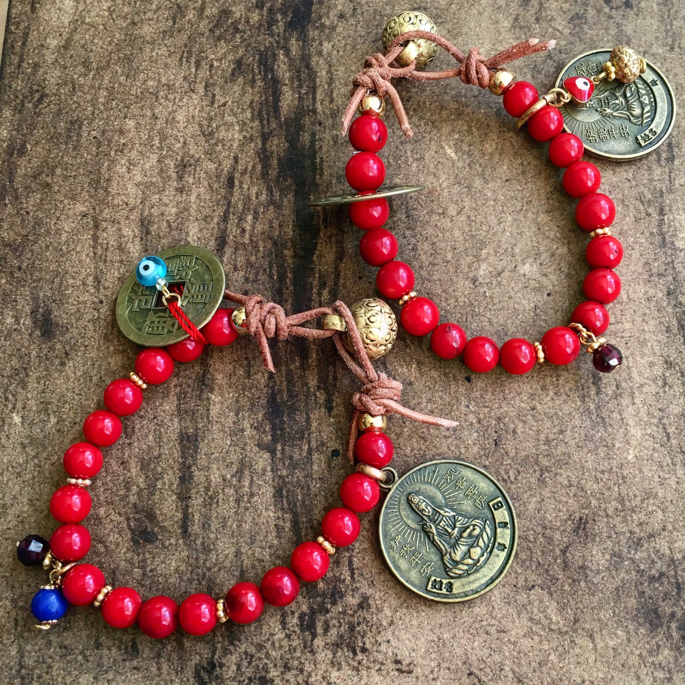 Chinese shop coral bracelet
